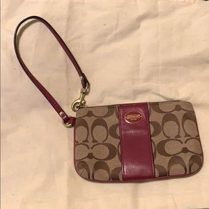 Coach wristlet